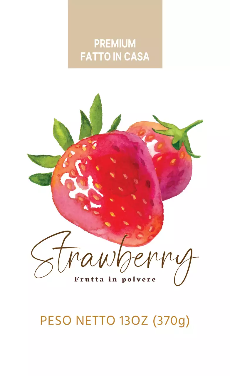 Sciroppo di fragole bianche