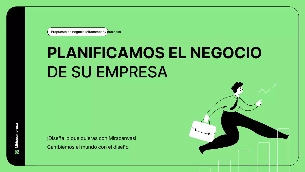 Ilustración de negocio con líneas simples en verde
