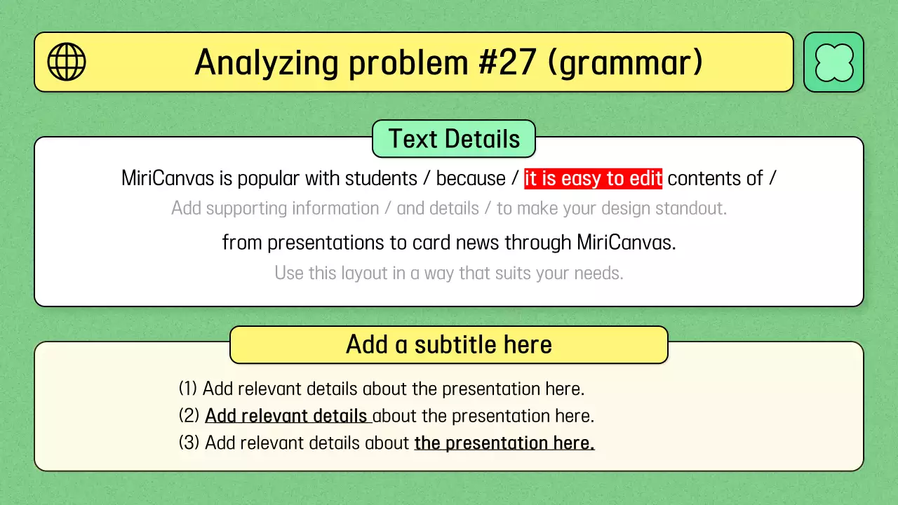 Education theme using light green color and simple line illustration