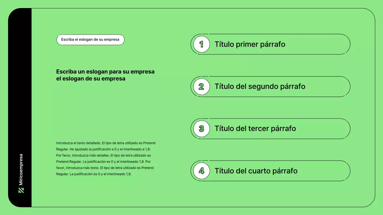 Ilustración de negocio con líneas simples en verde