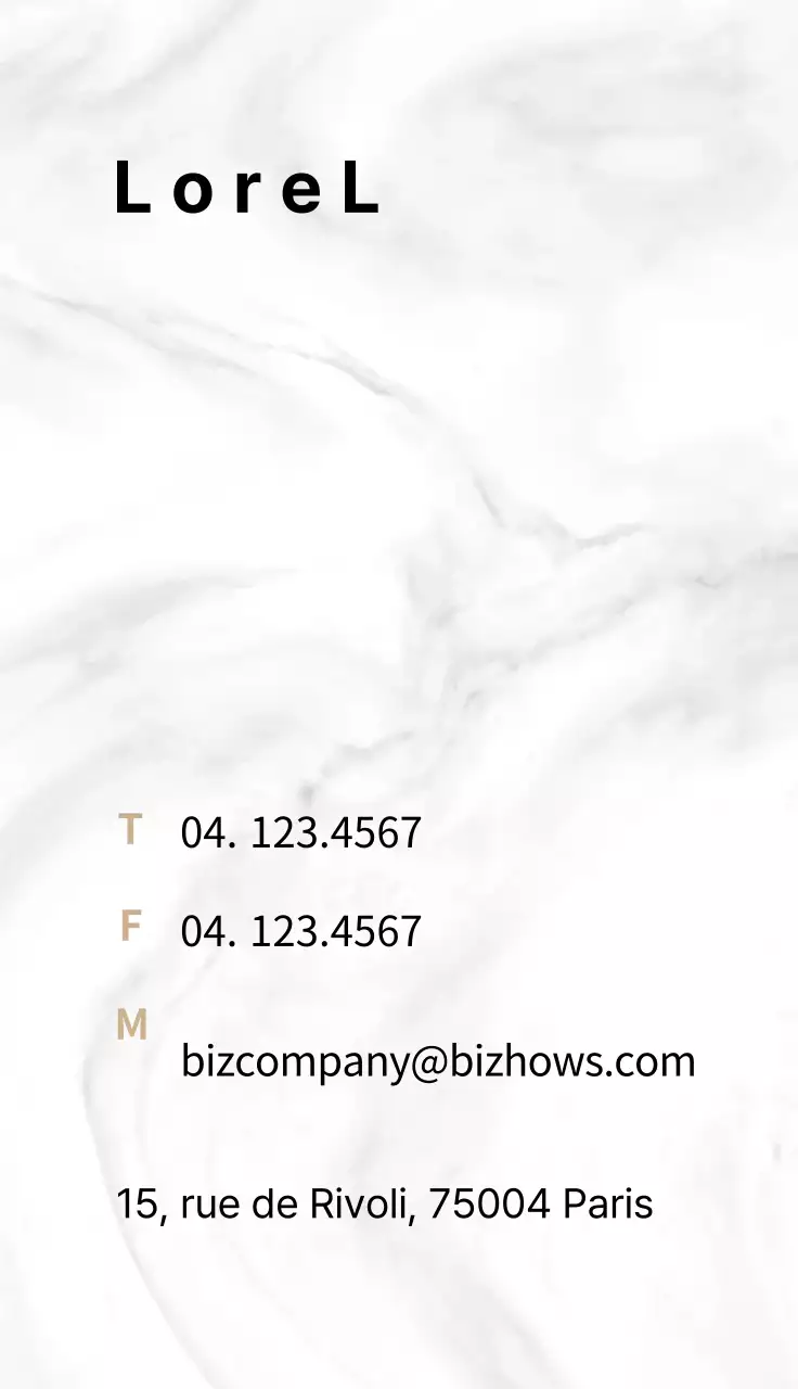 41600_Cartes de visite à l'effigie de la marque