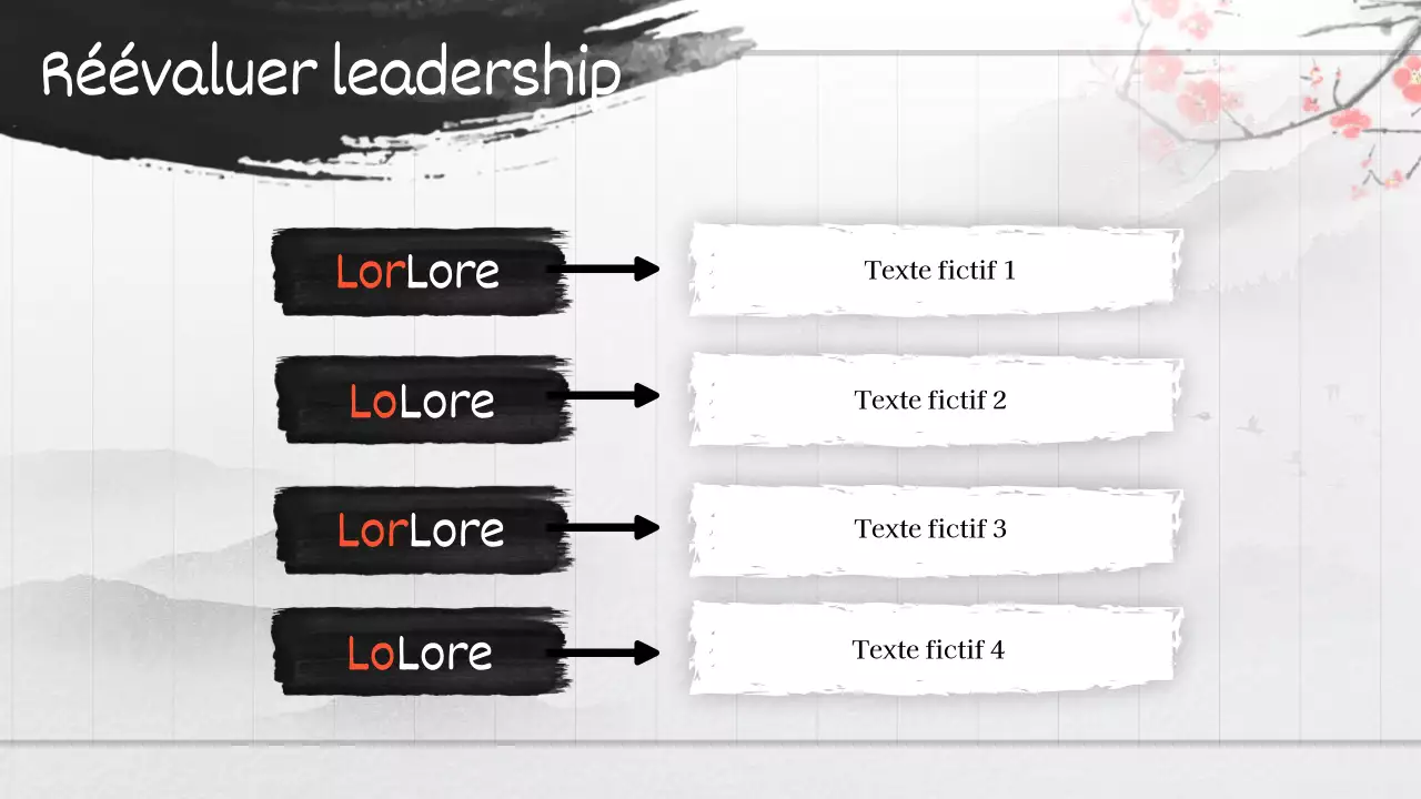 Noir et blanc et rouge Concept classique Présentation de l'encre ancienne et de l'aquarelle Présentation des grands noms de l'aquarelle