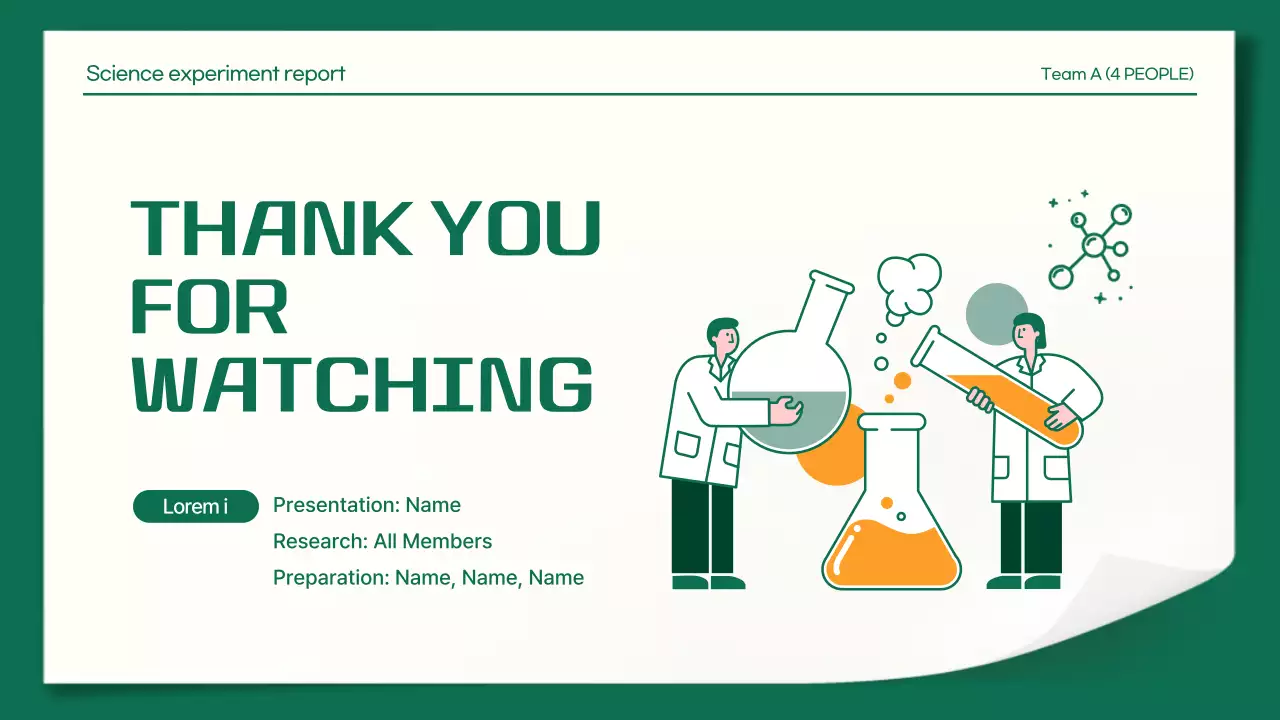 Green Modern Science Report Presentation