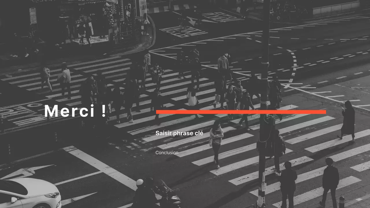 Présentations en noir et blanc