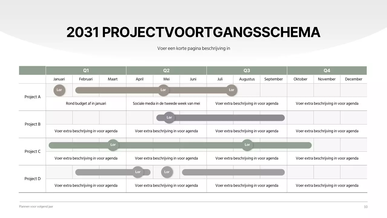 Rustig en schoon bedrijfsrapport voor gezondheidsbedrijf in donkergroene tinten