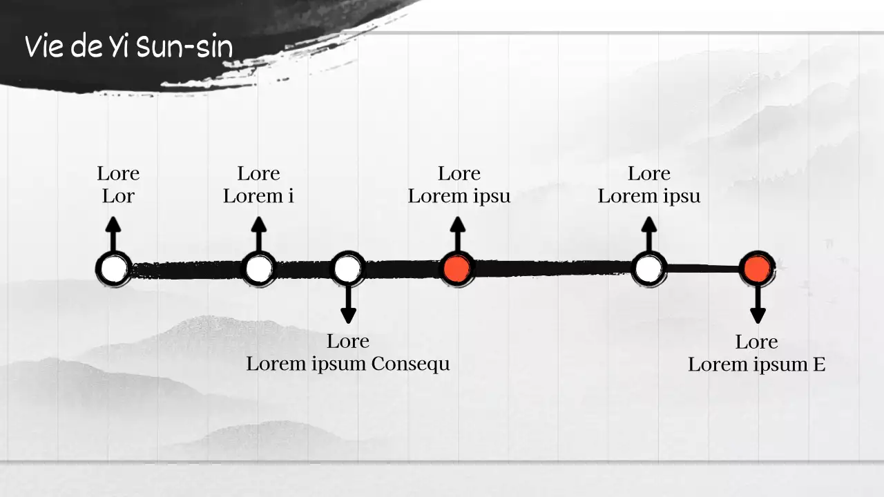 Noir et blanc et rouge Concept classique Présentation de l'encre ancienne et de l'aquarelle Présentation des grands noms de l'aquarelle