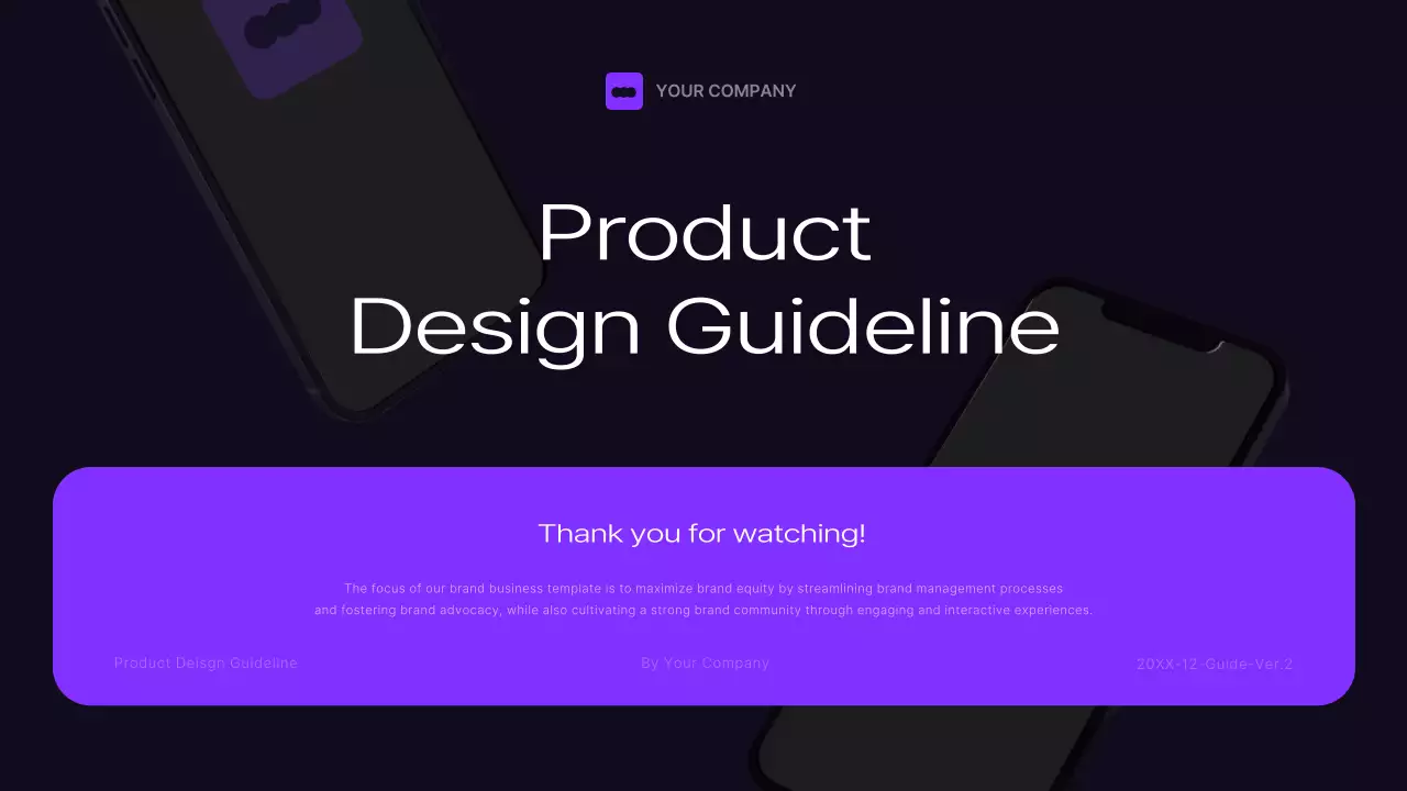 Black and purple brand guidelines