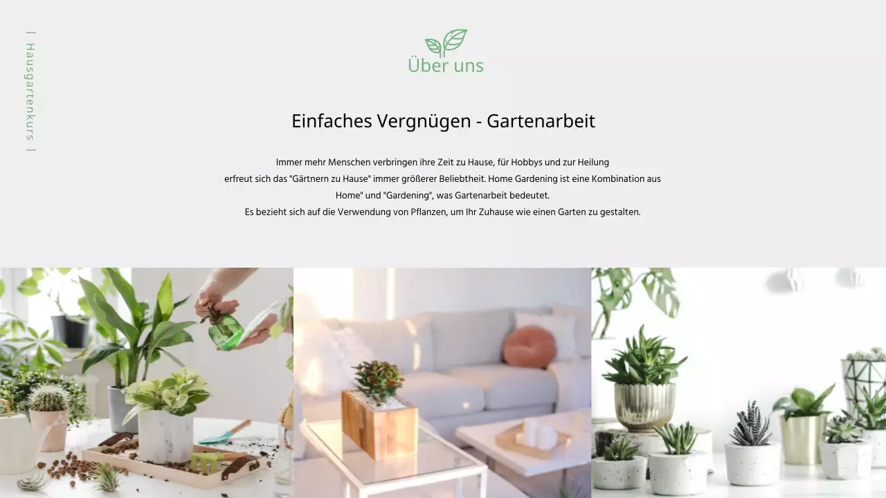 Olivgrüner, warmer Klassenvorschlag (Präsentation)