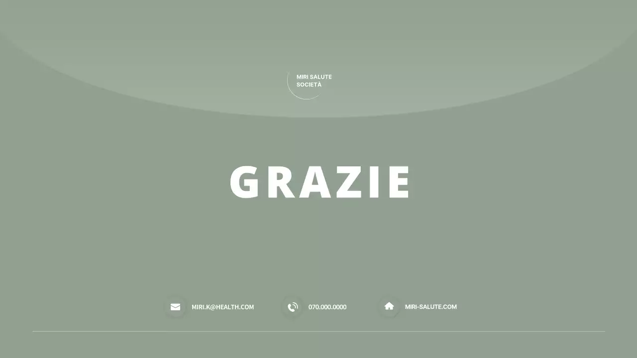Rapporto di lavoro dell'azienda sanitaria calmo e pulito in tonalità verde scuro