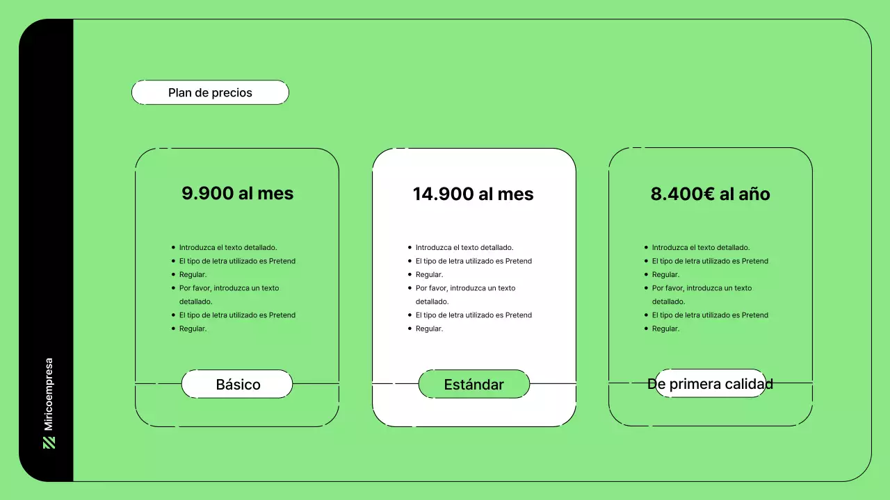 Ilustración de negocio con líneas simples en verde