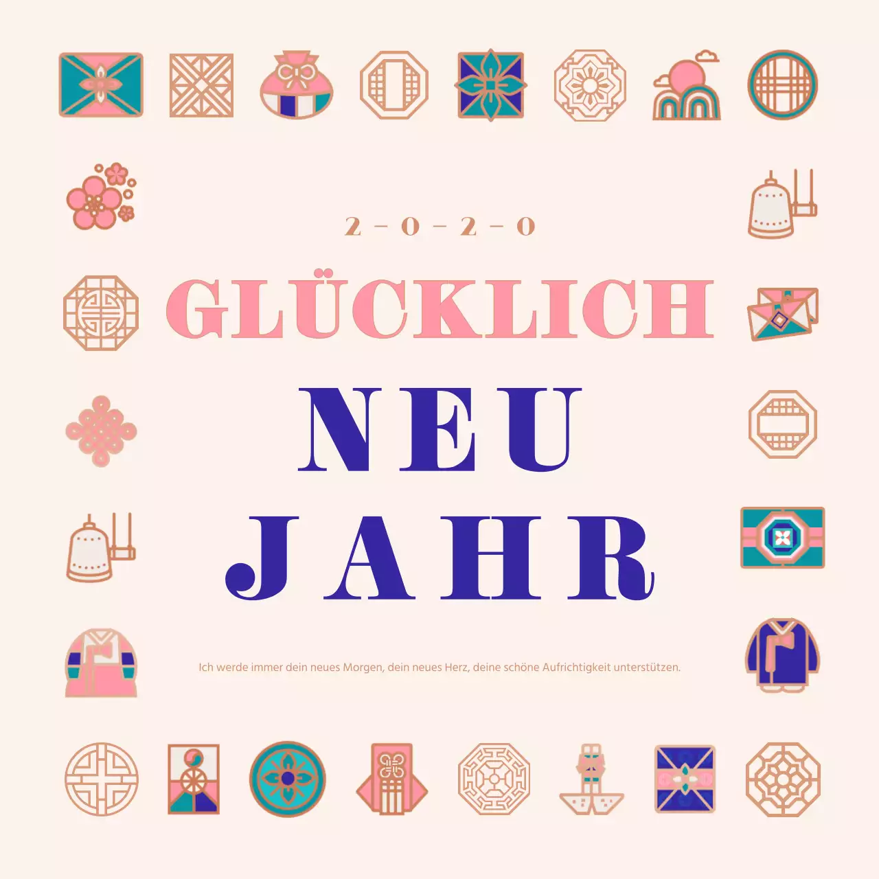 Traditionelles Neujahrssymbol