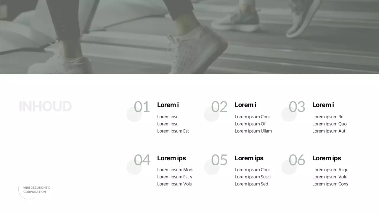 Rustig en schoon bedrijfsrapport voor gezondheidsbedrijf in donkergroene tinten