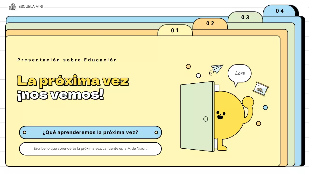 Bonitas carpetas en colores pastelTransmiten el concepto de educación escolar