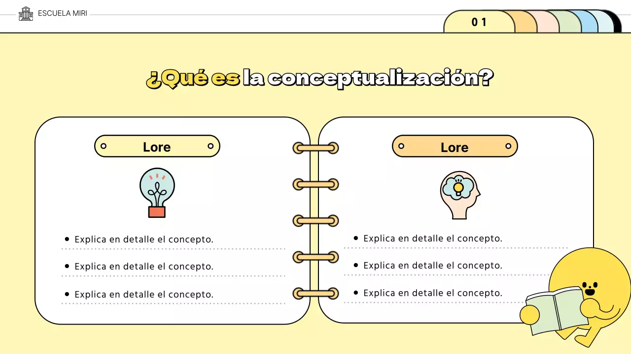 Bonitas carpetas en colores pastelTransmiten el concepto de educación escolar