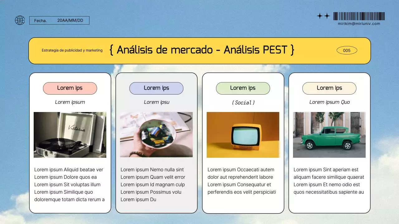 Cielo fondo kitsch publicidad marketing estrategia informe