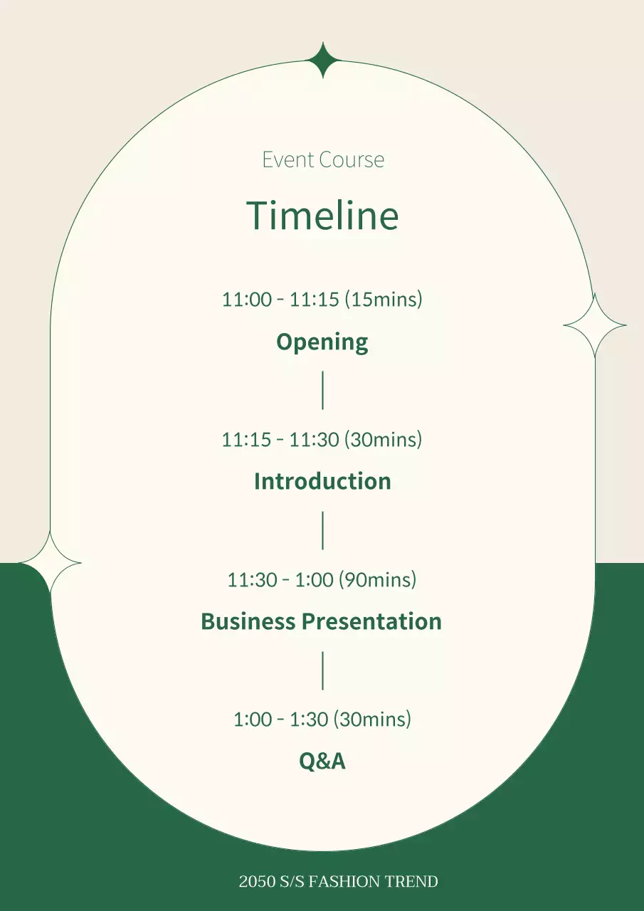 Green Elegant Fashion Invitation