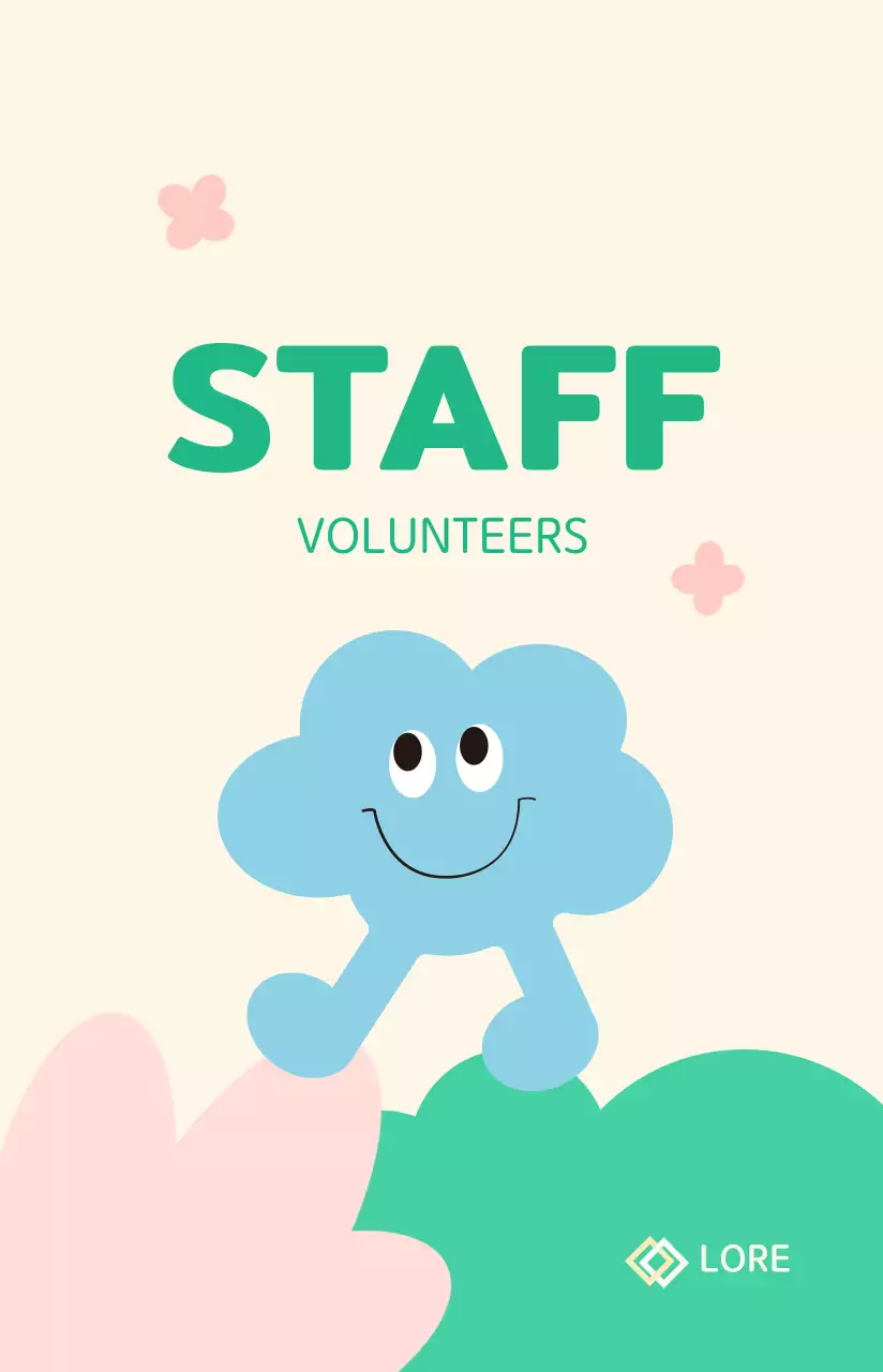 Colorful and cute character illustration style flogging campaign profile