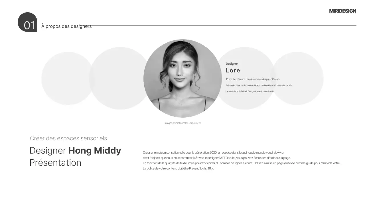 Modèle de design d'espace blanc et gris