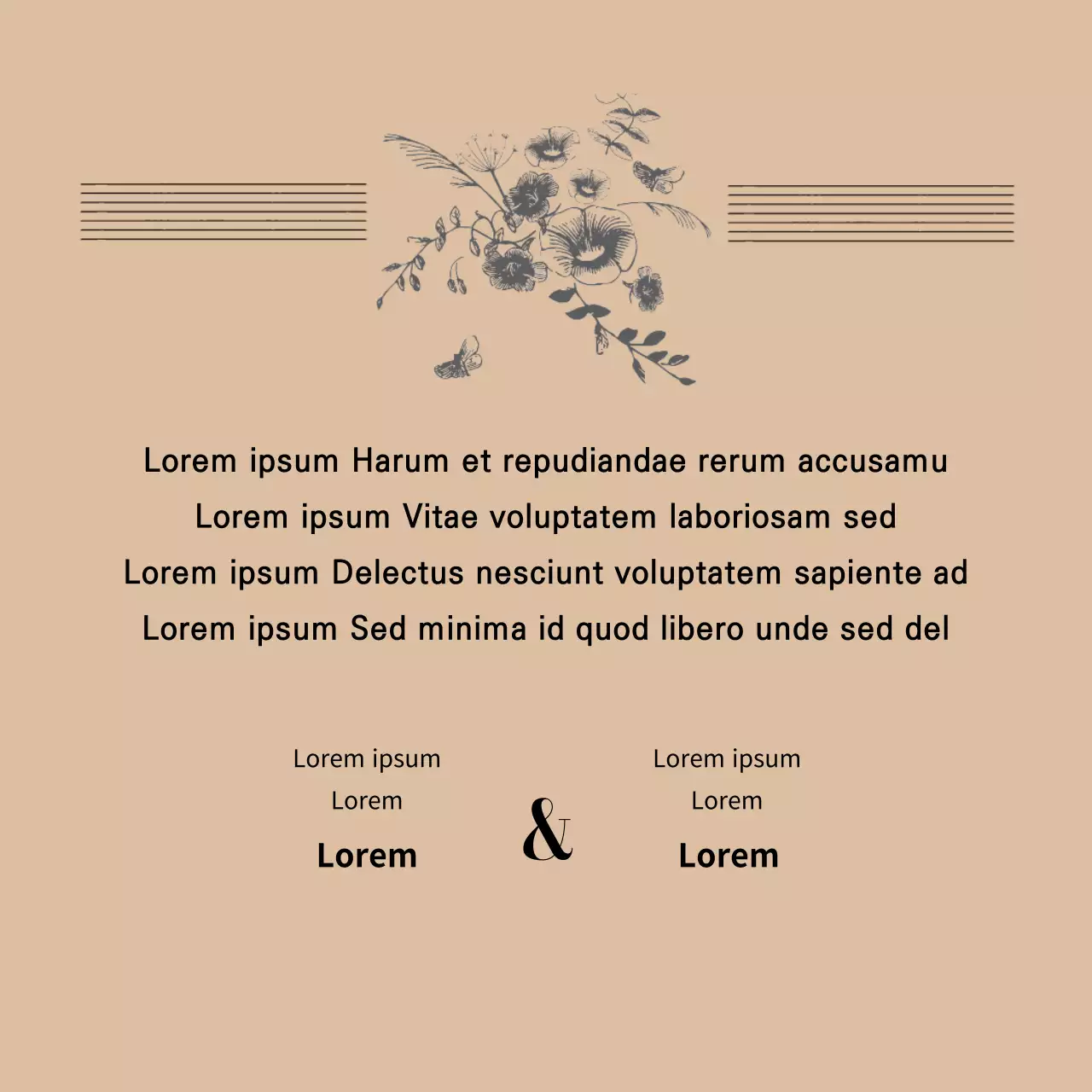 Orangefarbene Hochzeitseinladung, Einladung im CardNews-Format