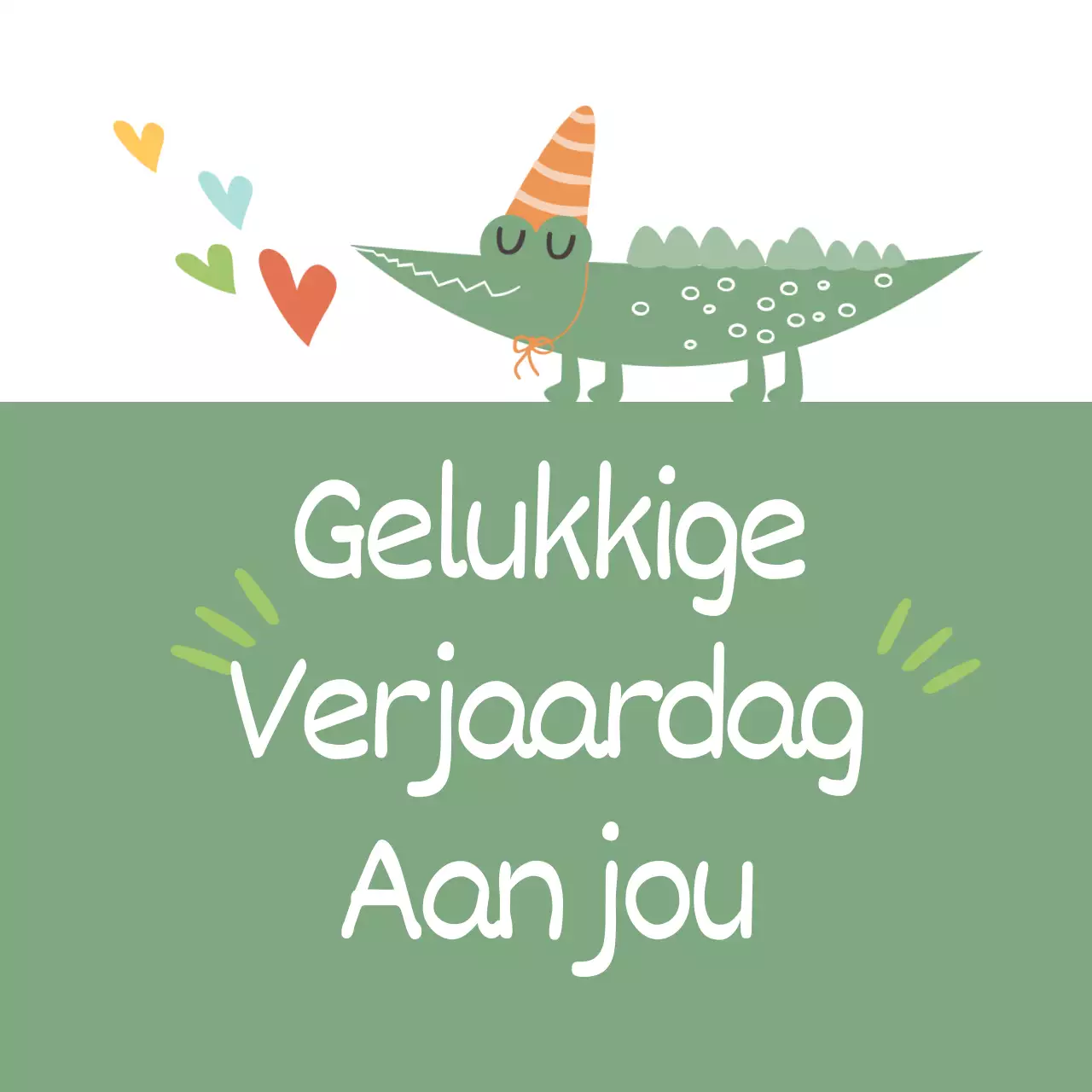 Verjaardag met alligator