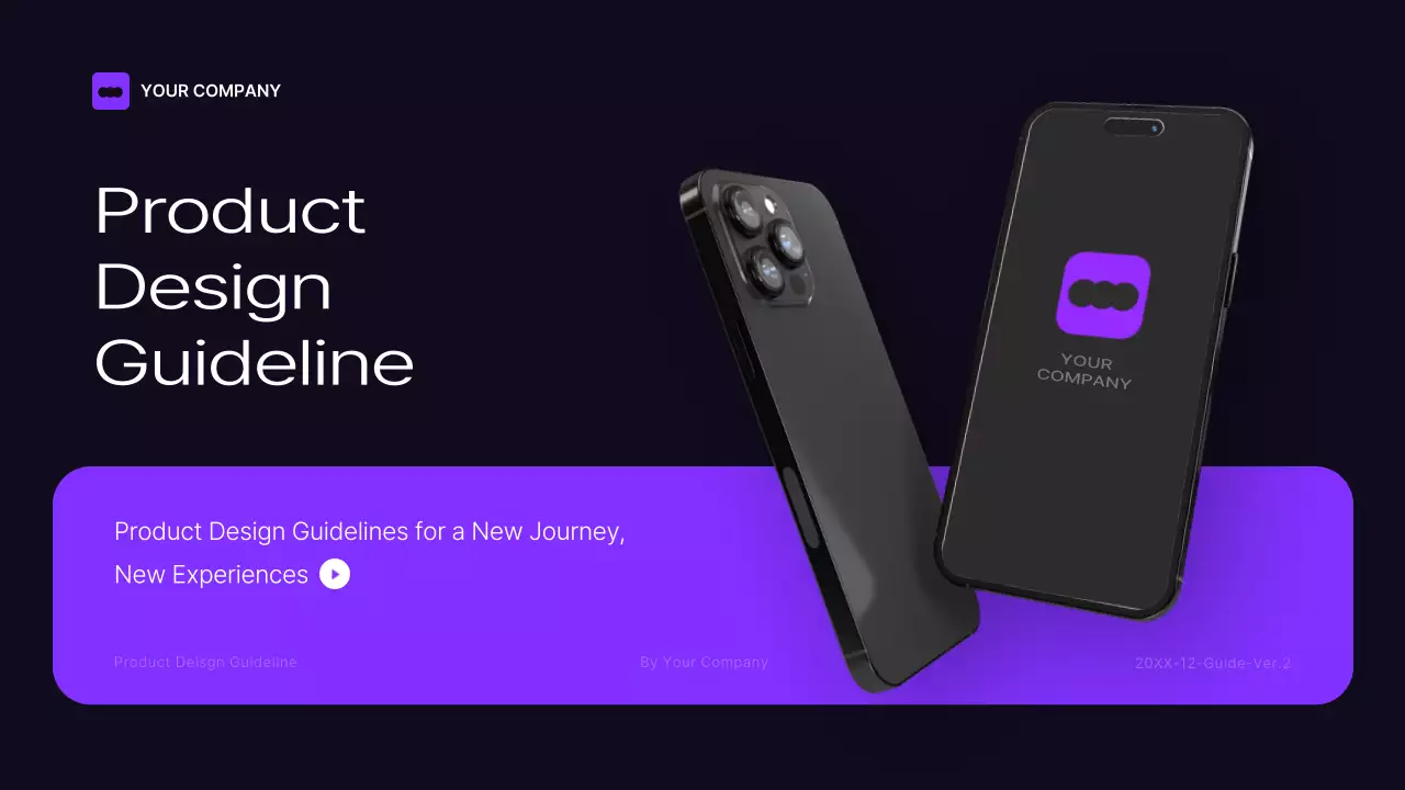 Black and purple brand guidelines