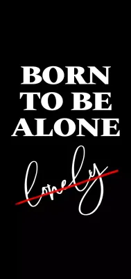 Merchandise with English sentences in a simple design in black and red.