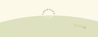 Lettera rotonda giallo-verde