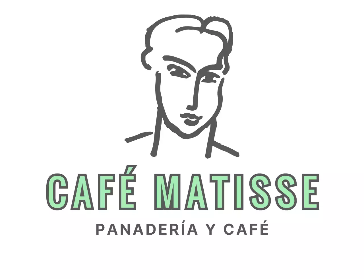 Un café gris menta dibujado con sentimentalismo