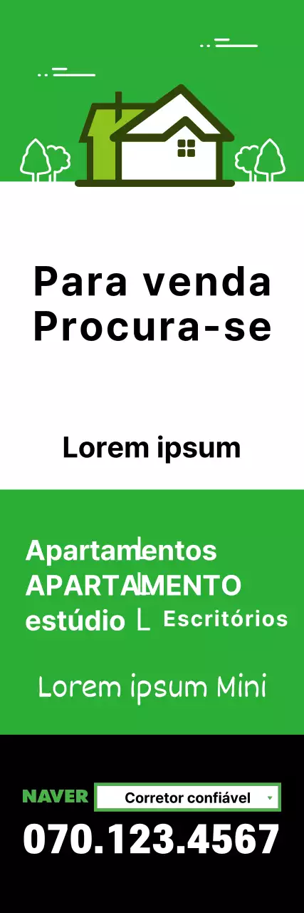 Procura-se agente imobiliário verde