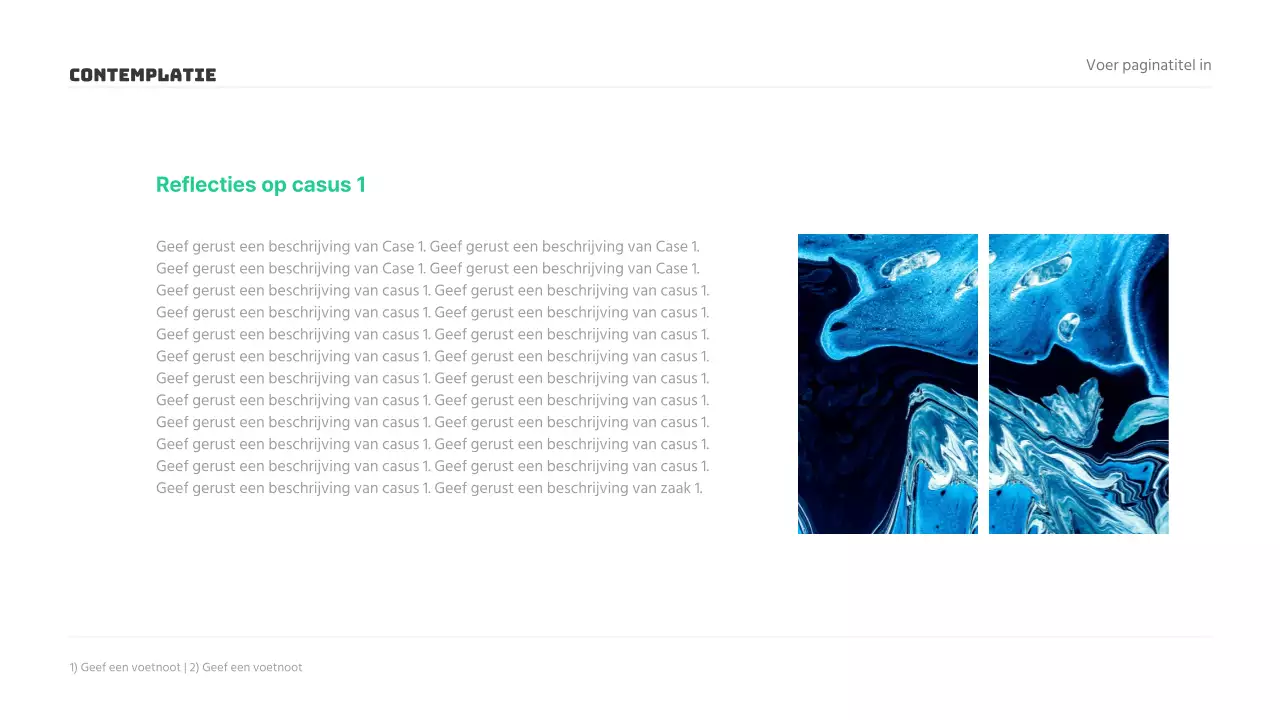 Presentaties marktonderzoek