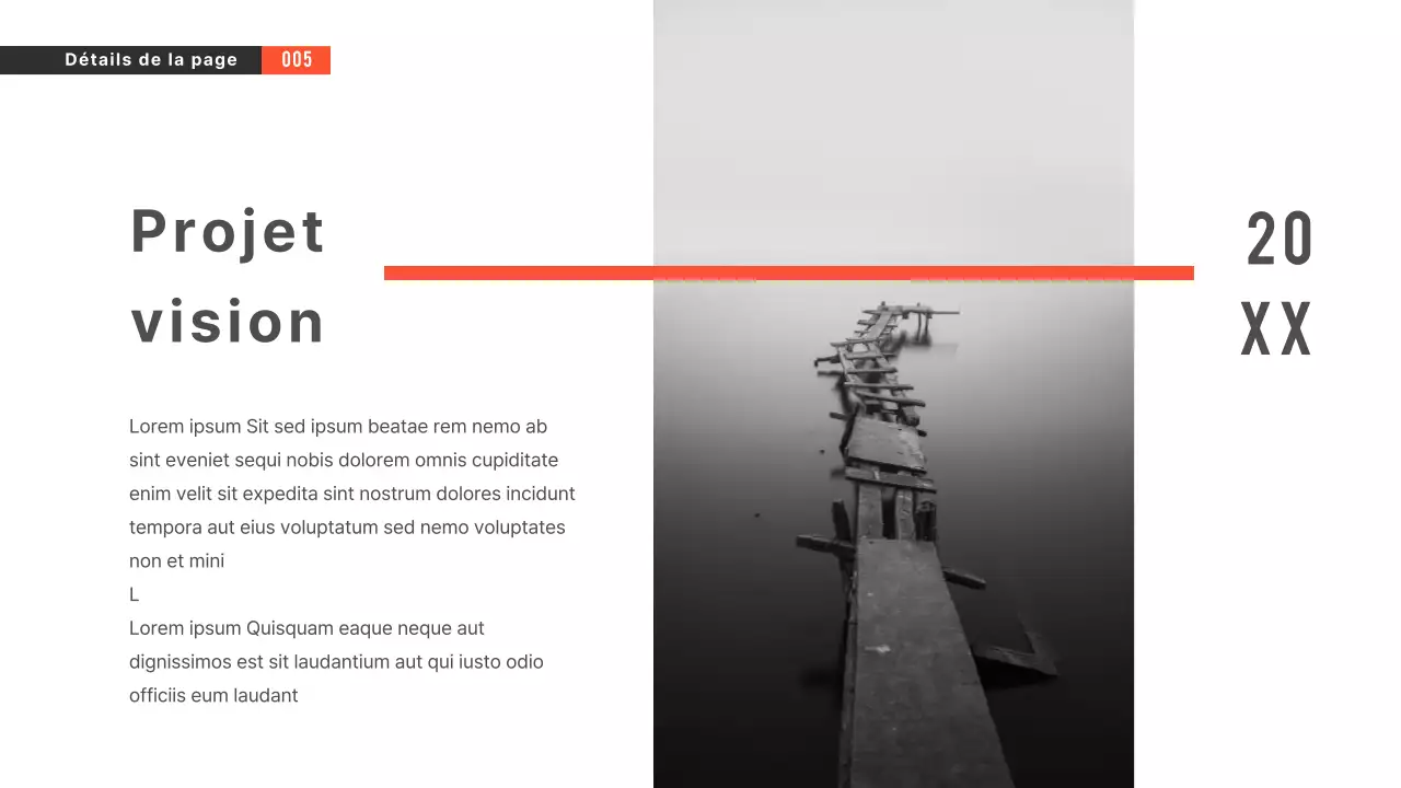 Présentations en noir et blanc