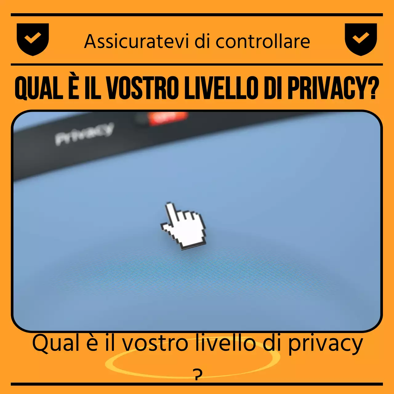 Una campagna di enfasi tipografica dalle linee pulite con un carattere gotico nero su sfondo giallo.