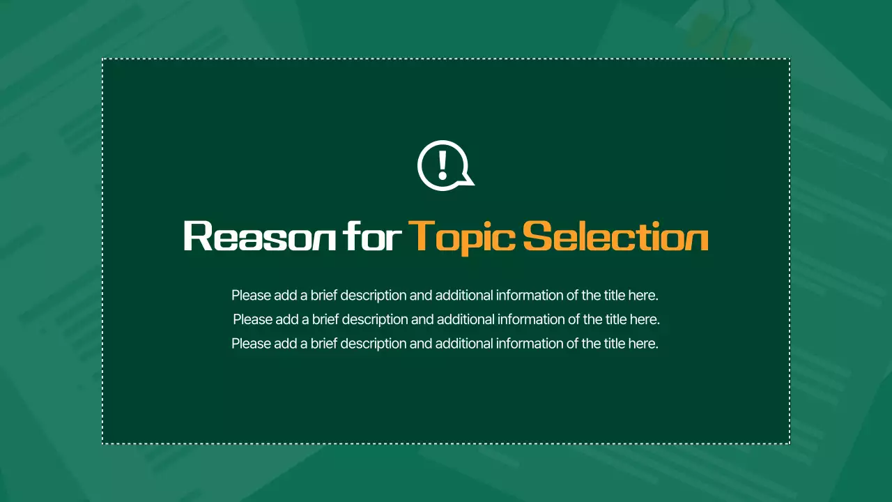 Green Modern Science Report Presentation