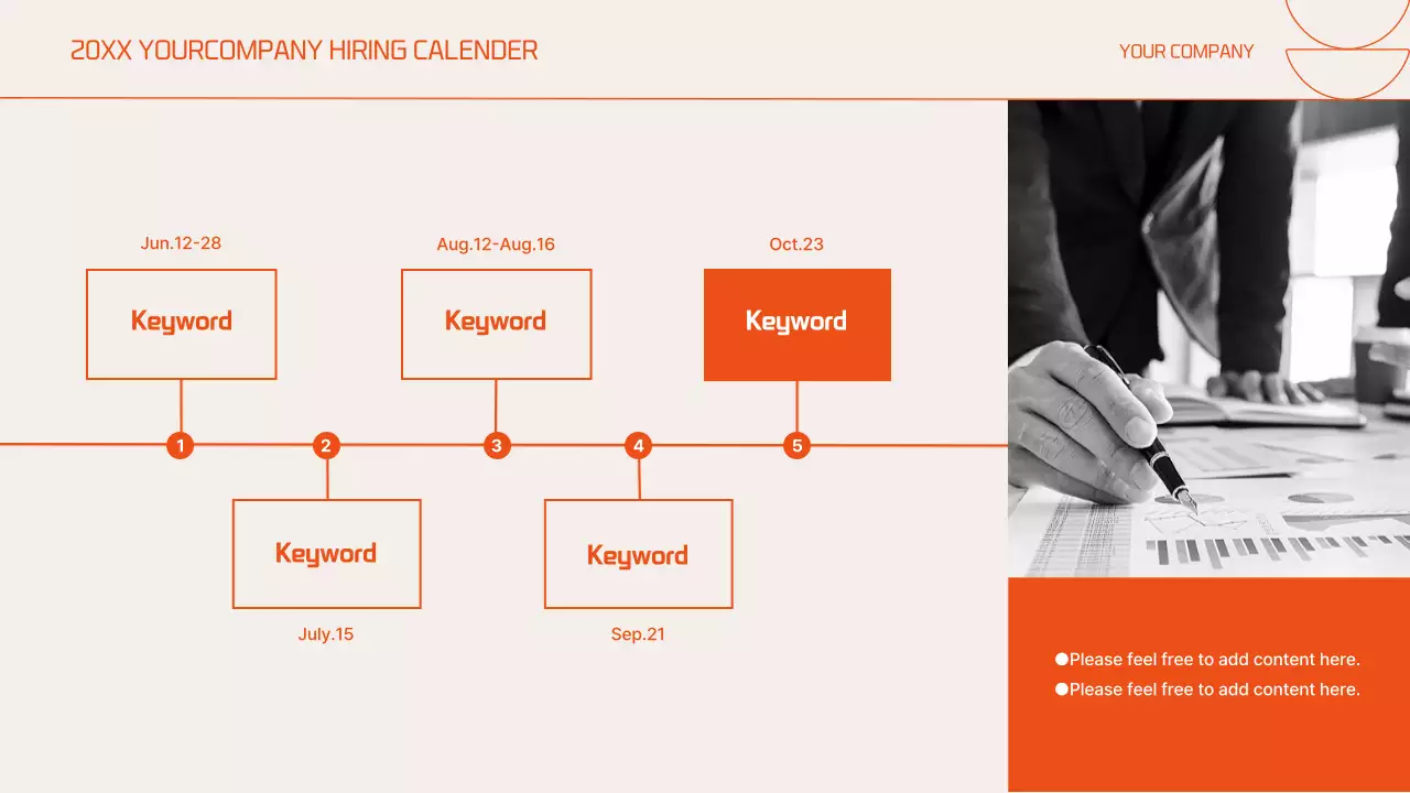 Bài thuyết trình hướng dẫn tuyển dụng hiện đại của Orange