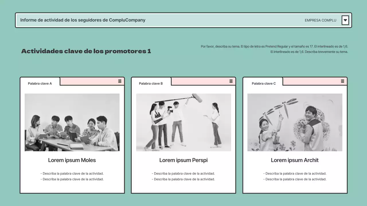 Informes de hinchas en marcos de navegador rosa y menta