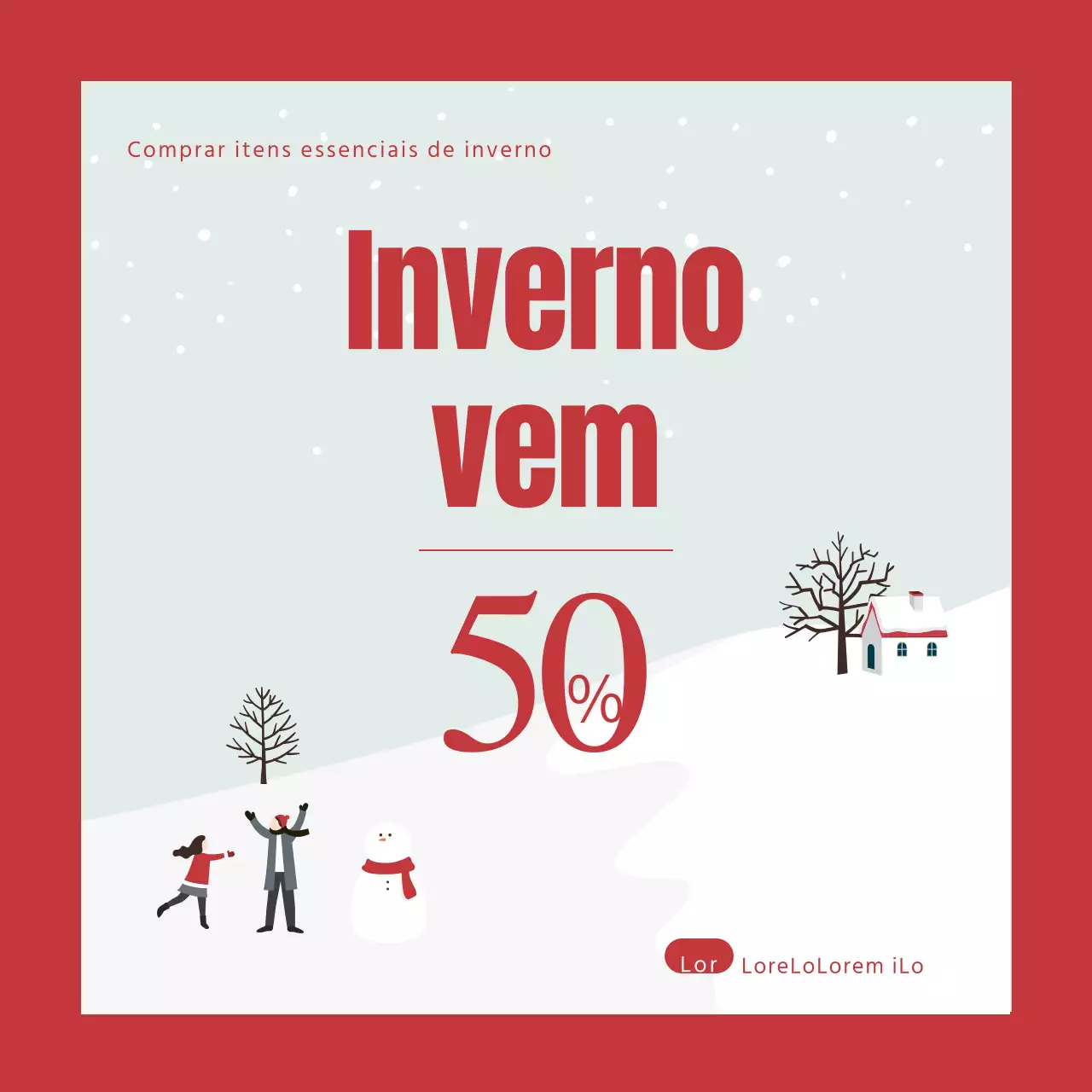 O inverno está a chegar