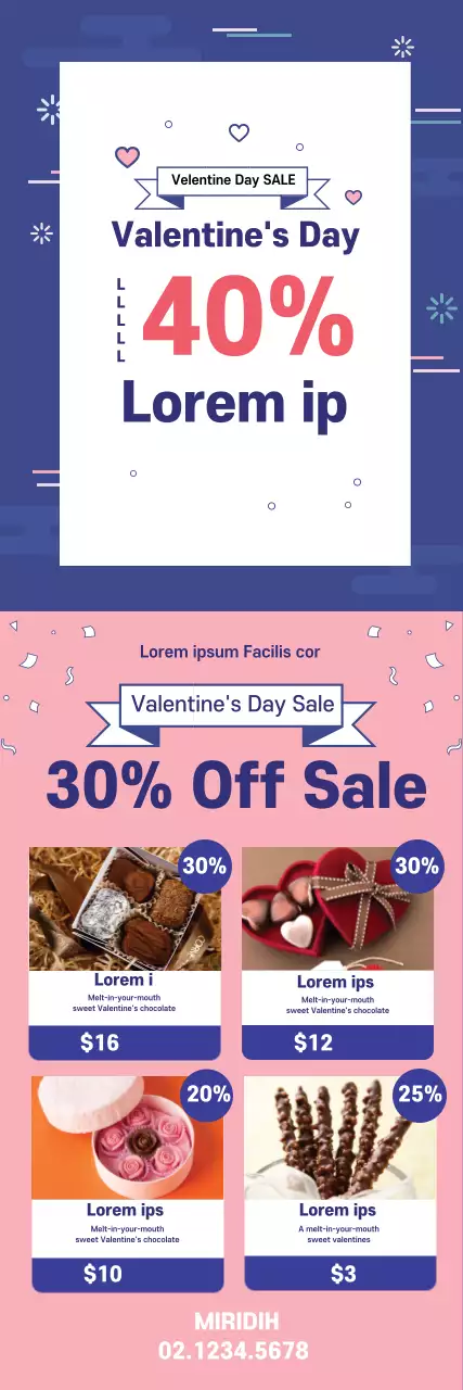 Banner de promoção de venda de dia dos namorados moderno rosa