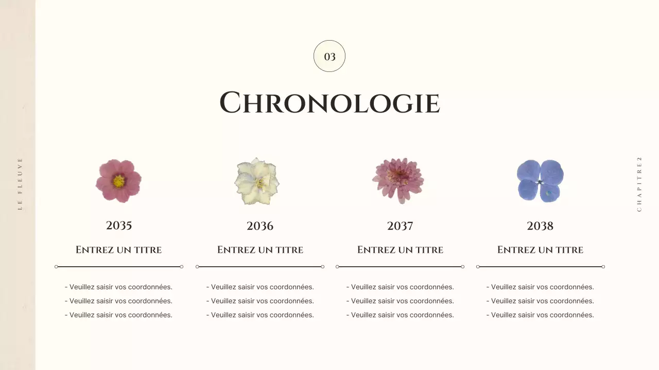 Présentation d'un magasin de fleurs avec une aquarelle de fleurs beiges