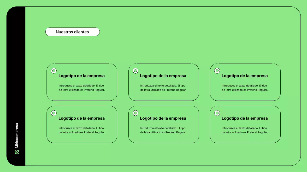 Ilustración de negocio con líneas simples en verde