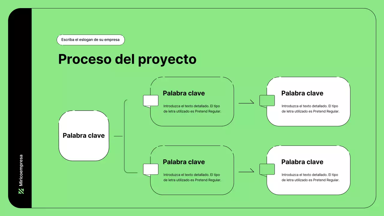 Ilustración de negocio con líneas simples en verde