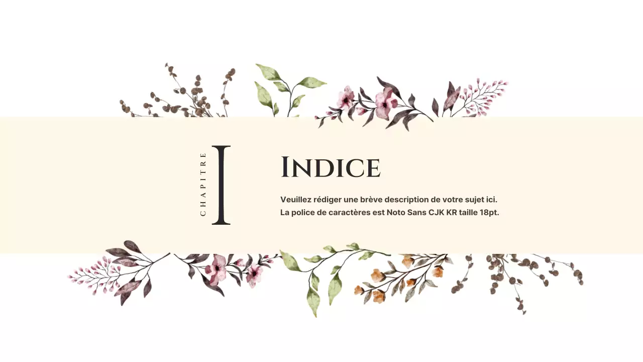 Présentation d'un magasin de fleurs avec une aquarelle de fleurs beiges