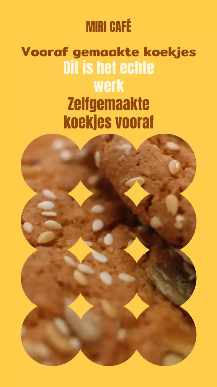 Zelfgemaakt koekjes evenement met gele koekjes video