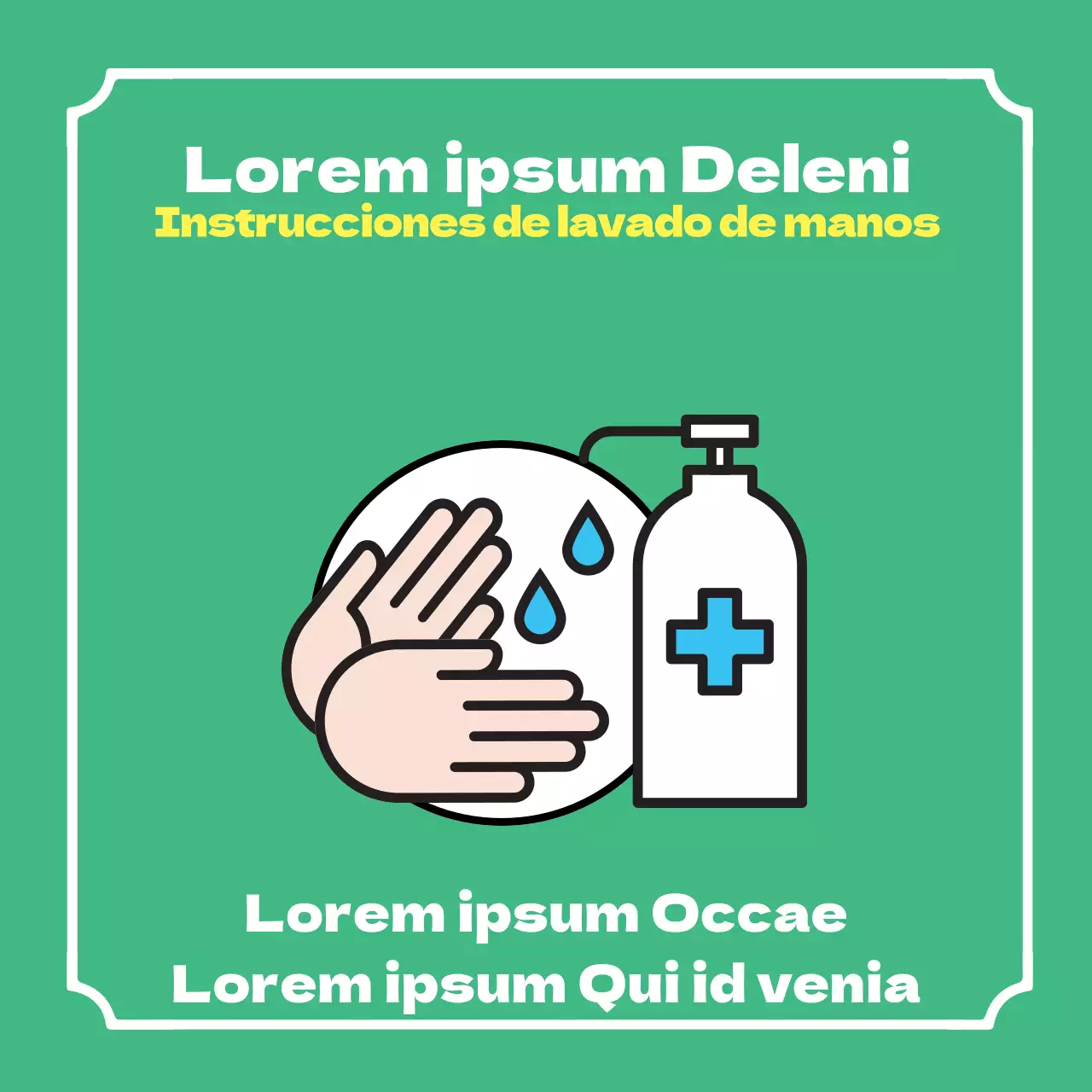 Orientación sobre el lavado de manos en caso de coronavirus