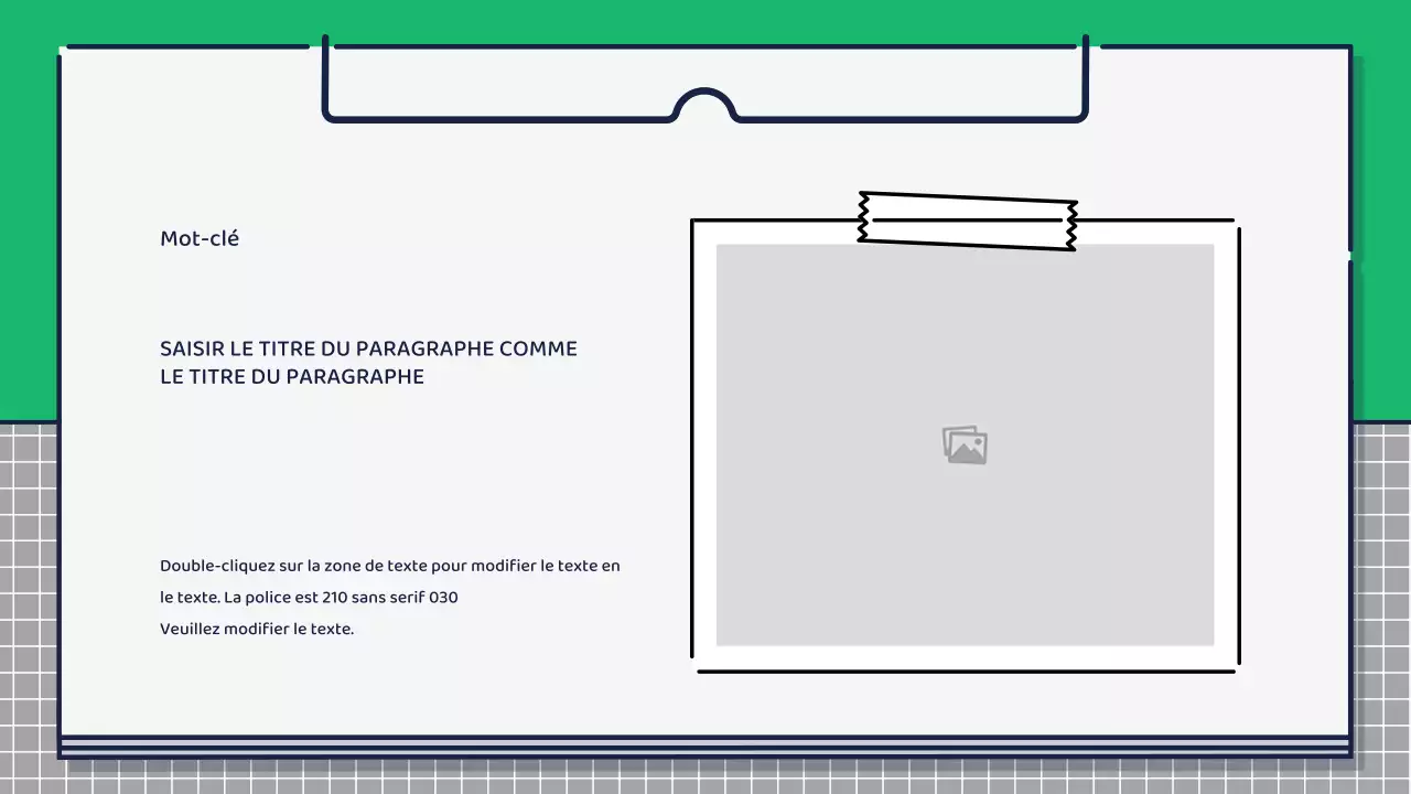 Présentation sur la conception d'icônes mignonnes et basiques en vert et jaune