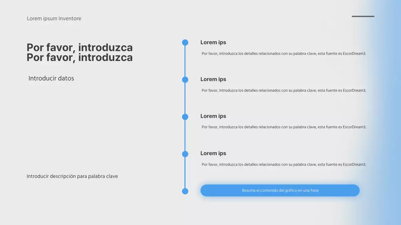 Presentación de degradado borroso