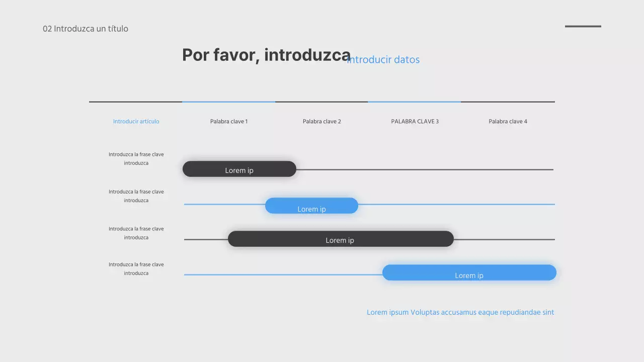 Presentación de degradado borroso