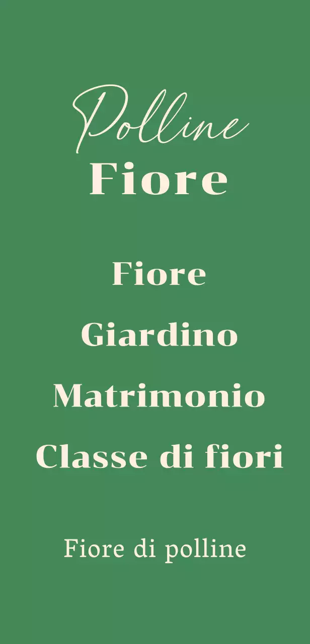 Insegna di un negozio di fiori con illustrazioni botaniche su sfondo verde