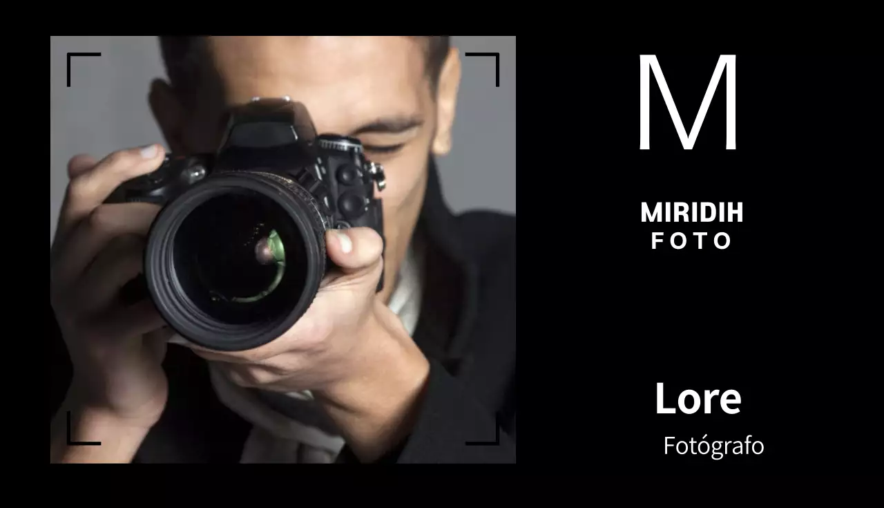 Tarjetas de visita de fotógrafo