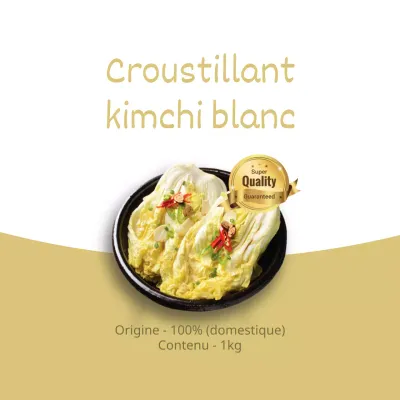 Kimchi blanc croustillant