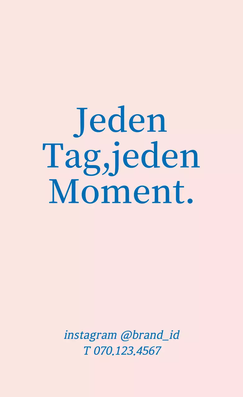 Einfache Markenetiketten in Rosa und Blau